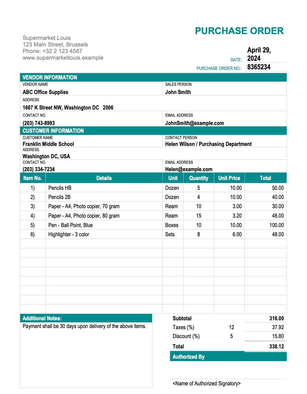purchase-order-procesing-use-sample